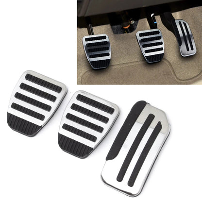 Stainless Steel Clutch Brake Gas Pedal Covers for Nissan Tiida Livina Juke