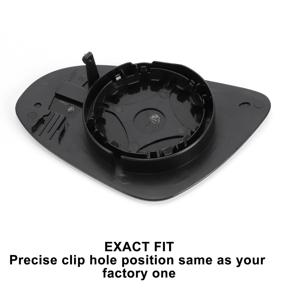 Right Side White Mirror Glass w/ Back Non-heated for Peugeot 108 (2014-2023)