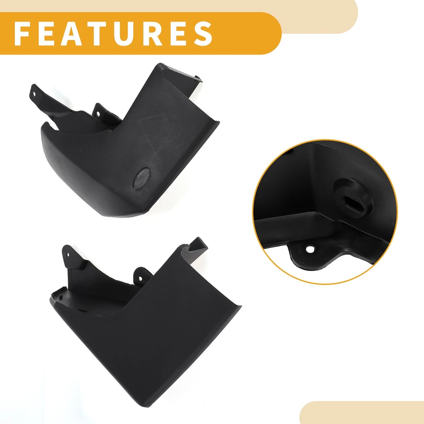 Mud Flap Splash Guards for Land Rover Discovery (2009-2016)