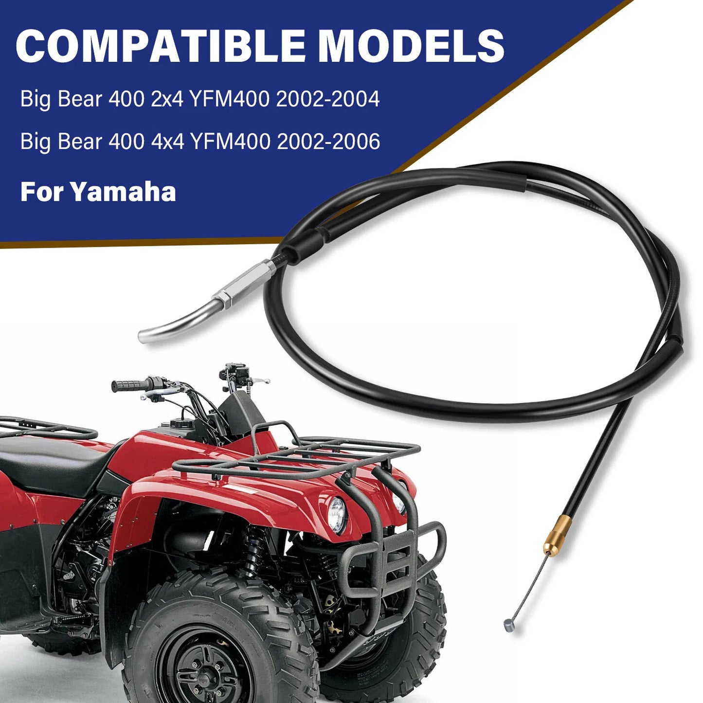 Choke Cable for Yamaha Big Bear 400 4x4 YFM400F (2002-2006)