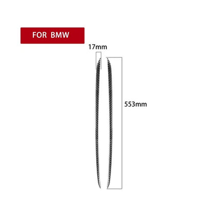 Carbon Fiber Side Center Console Strip Trim Fit For BMW F15 F16 X5 X6 2014-2018