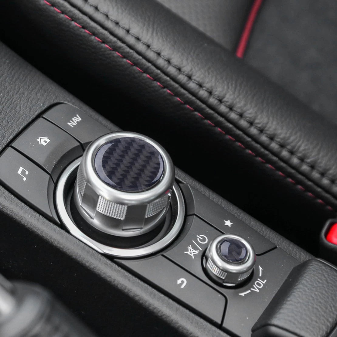 Volume Control Multimedia Audio Switch Bezel for Mazda3 MX5 (2004-2013)