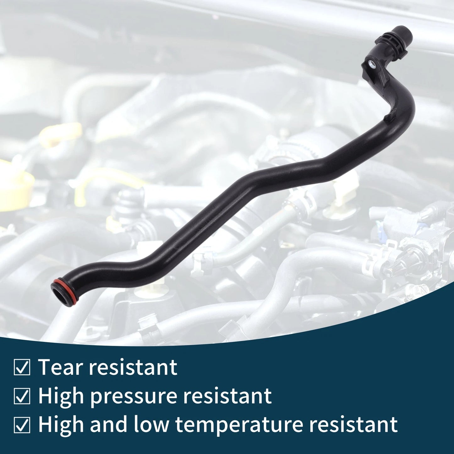 Radiator Hose for Porsche Cayenne Plastic Coolant Pipe (2011 - 2018)