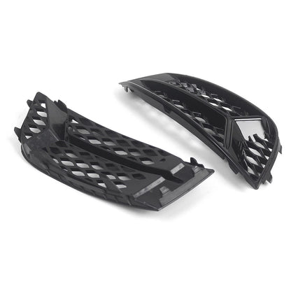 Front Grills Bumper Fog Lights Grille Covers for Audi A3 Sedan (2017-2020)