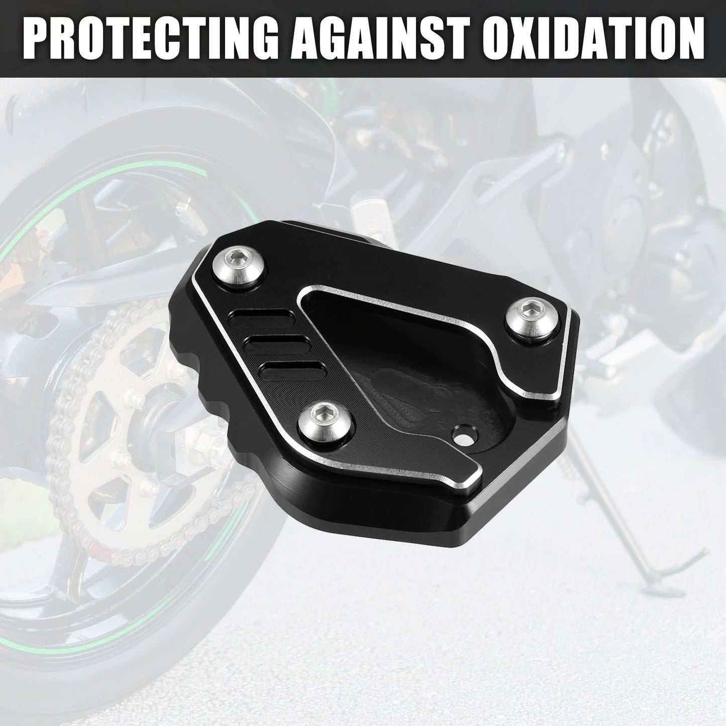 Aluminum Alloy Motorcycle Kickstand Pad for BMW S1000RR (2019-2023)