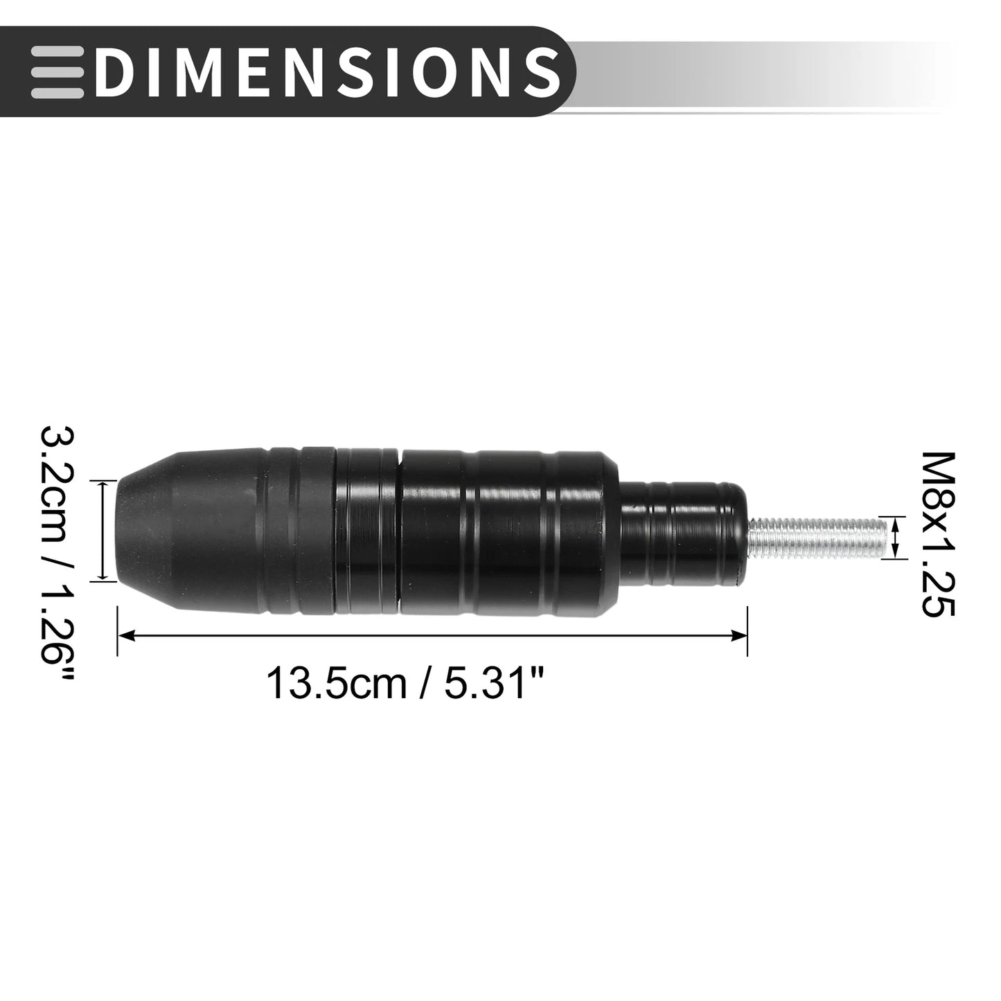 Black  Motorcycle Frame Slider Exhaust Anti Crash Protector for Honda