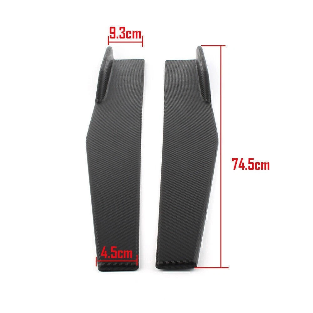 Carbon Fiber Side Skirt Rocker Diffuser Spoiler Wings