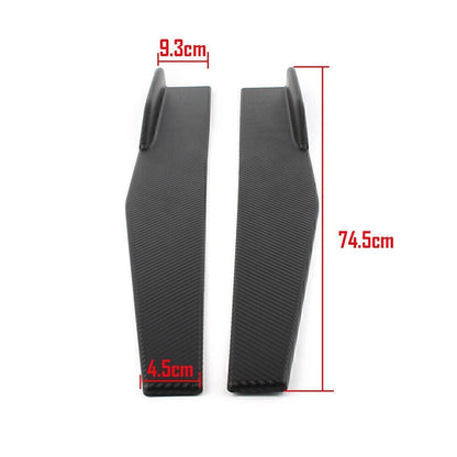 Carbon Fiber Side Skirt Rocker Diffuser Spoiler Wings
