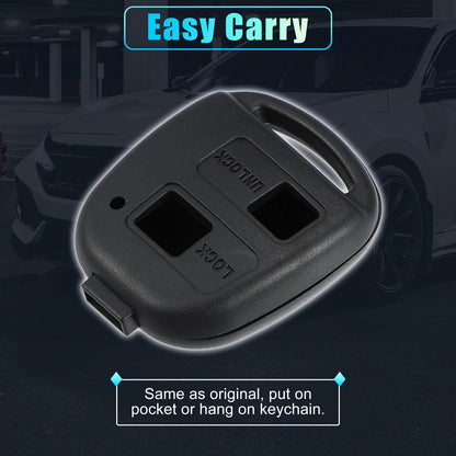 Keyless Entry Remote Key Shell Cover for Toyota Rav4 Yaris Corolla (2001-2023)