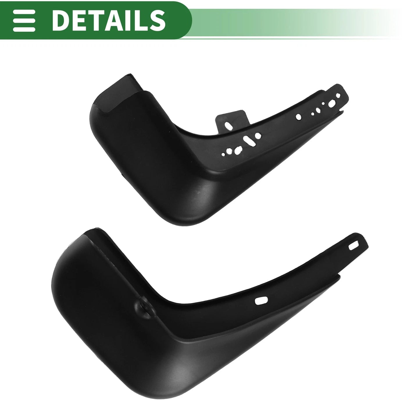 Mud Flaps Splash Guards for Hyundai Verna (2010-2014) with Mount Accessories