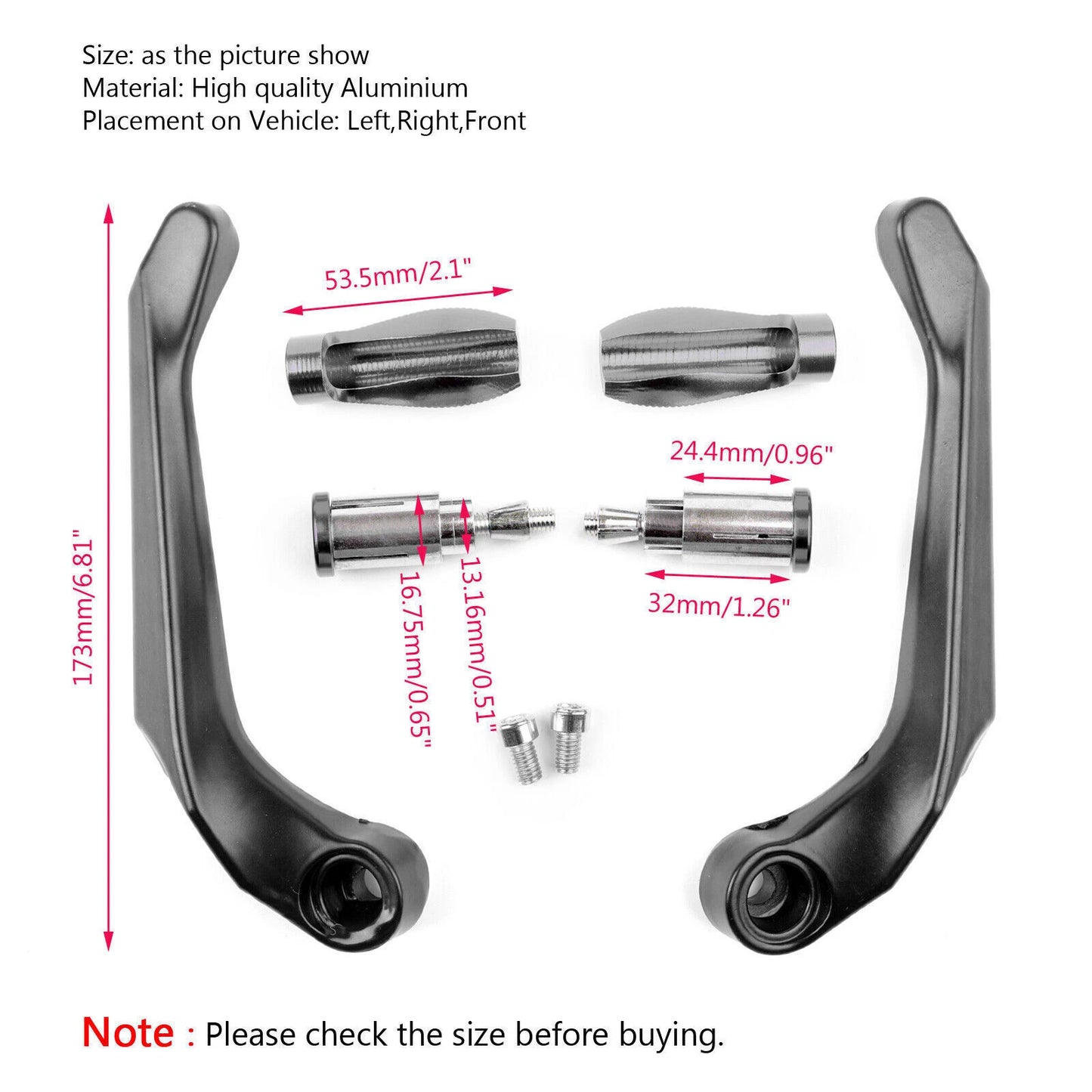 22mm Brake Clutch Levers Protector for BMW R 1000 GS/2 (1990)