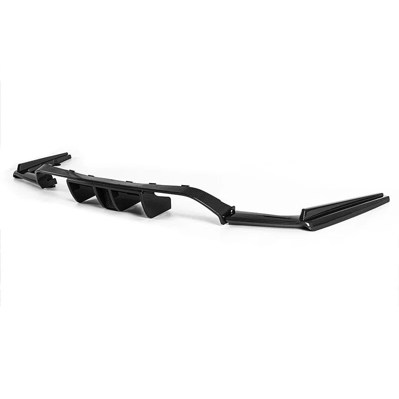 Carbon Fiber Rear Diffuser Lip with Lights for 2015-2020 BMW F80 F82 F83 M3 M4