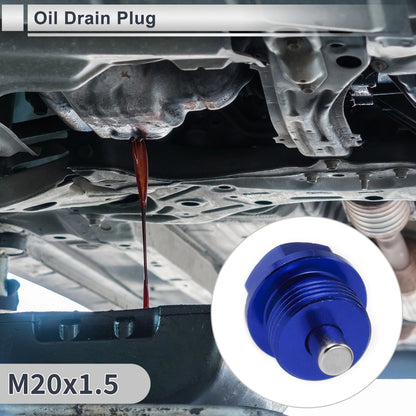 M20x1.5 Engine Oil Drain Plug with Gasket for Car, Motorcycle, Boat