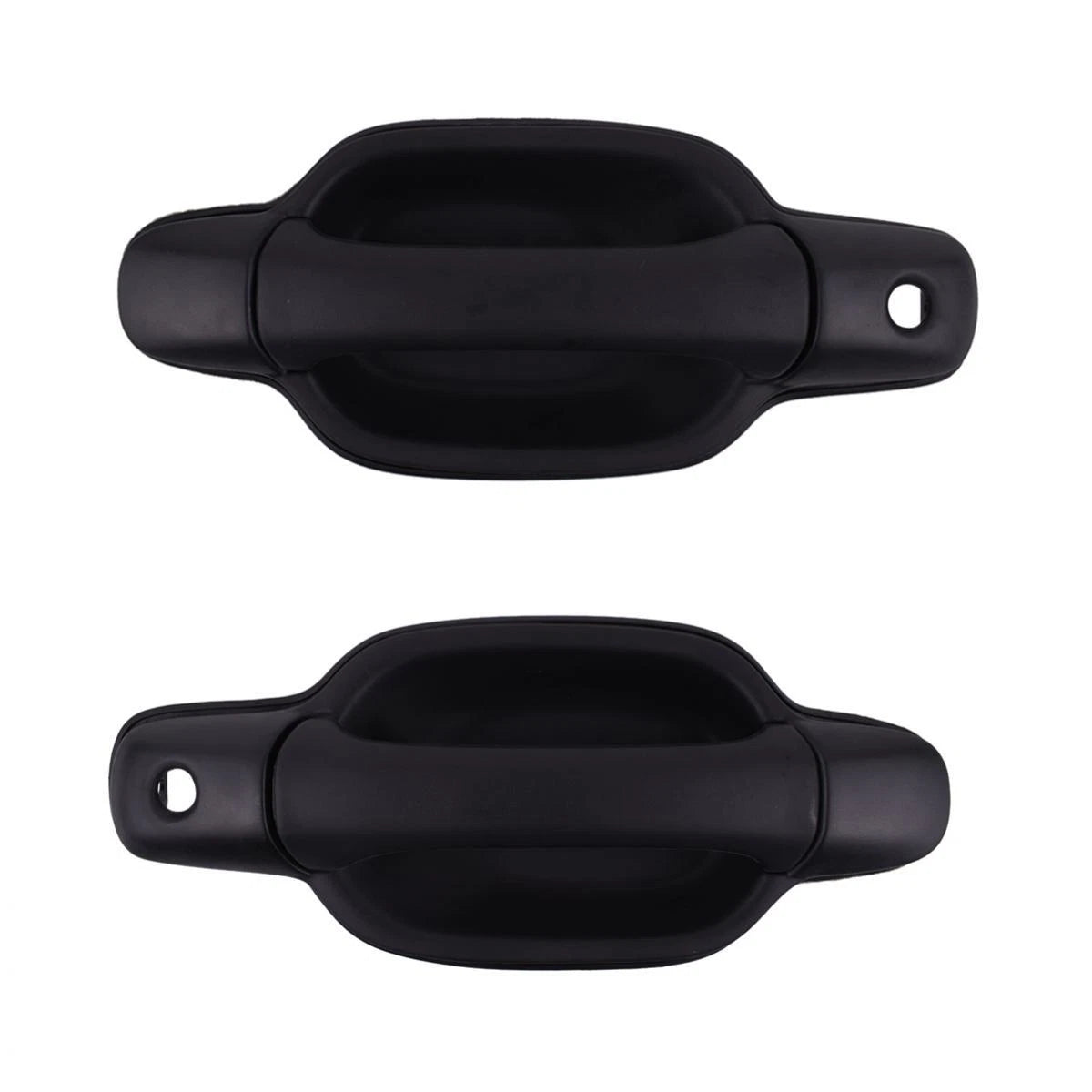 Exterior Door Handles Black Front LH+RH Fits Isuzu D-max Pickup 2003-11 New D05