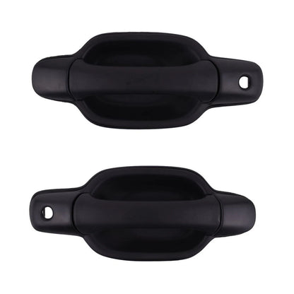 Exterior Door Handles Black Front LH+RH Fits Isuzu D-max Pickup 2003-11 New D05