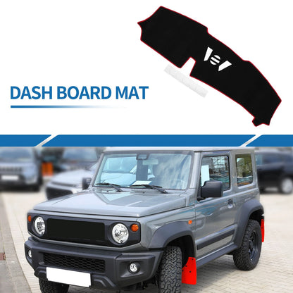 Dashboard Cover Mat for BMW X5 2023-2024 Sun Protector Black Red