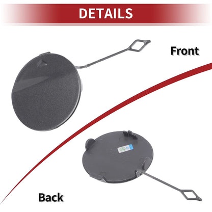 Rear Tow Hook Cover for BMW 428i (2014-2016) - Grey 1 Pcs