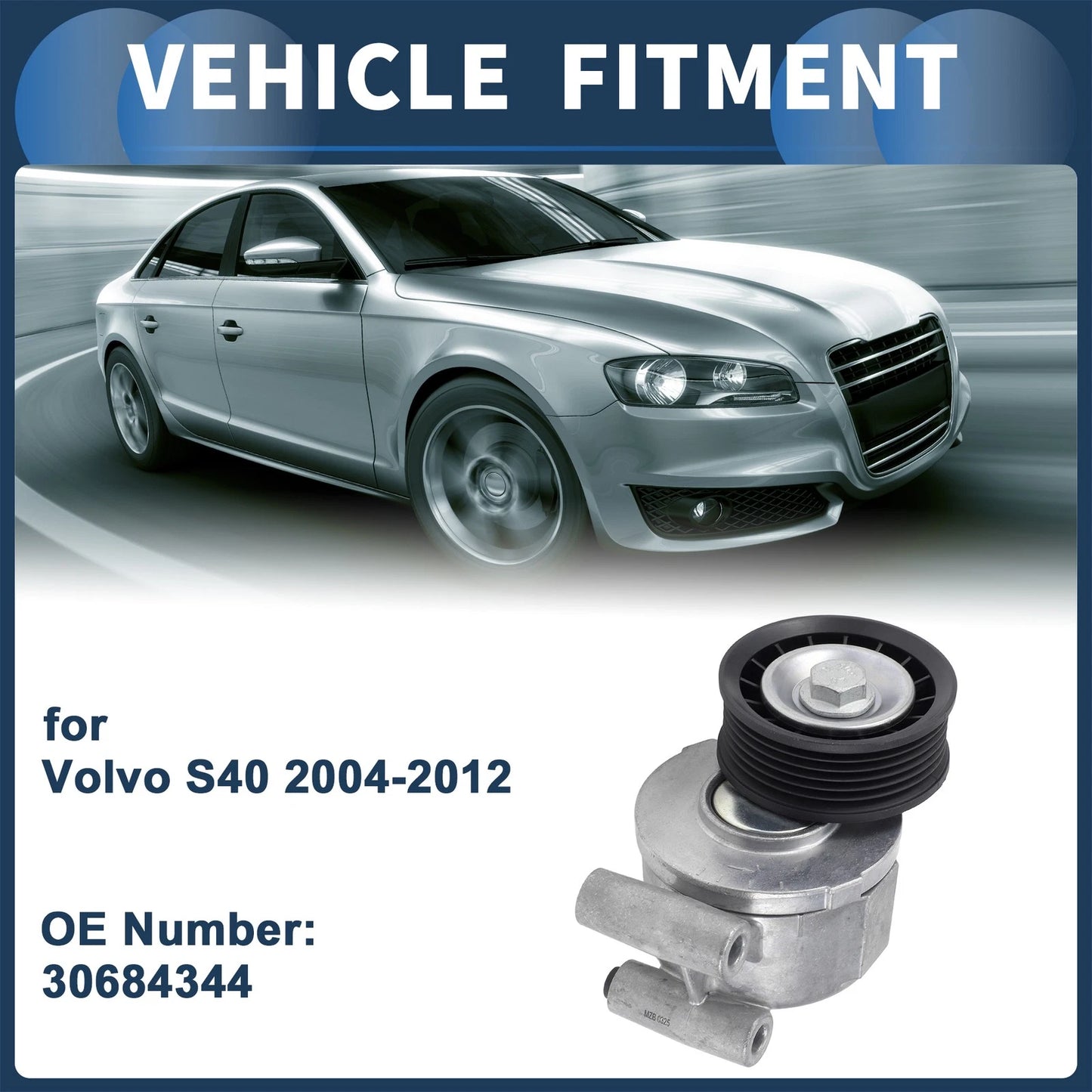 Belt Tensioner for Ford C-Max 2007-2008 Petrol 1.8, 2.0 (2007-2008)