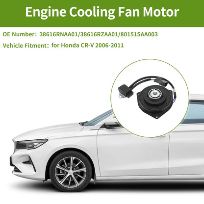 Radiator Fan Motor for Honda CR-V (2006-2011) 1 x Motor
