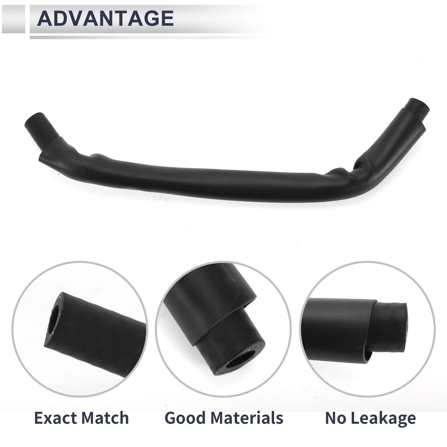 Radiator Coolant Hose for Toyota Solara (2004-2008) Rubber Black 1 Pcs
