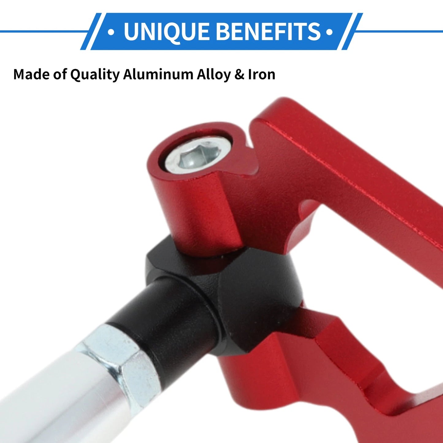 Red Front Triangle Tow Hooks for Mitsubishi Lancer EX (2000-2006)