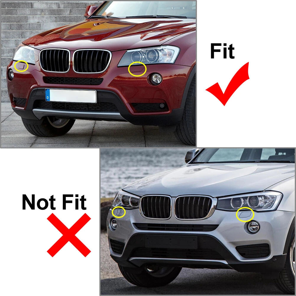 Bumper Headlight Washer Cap Cover for BMW X3 F25 (2010-2014)