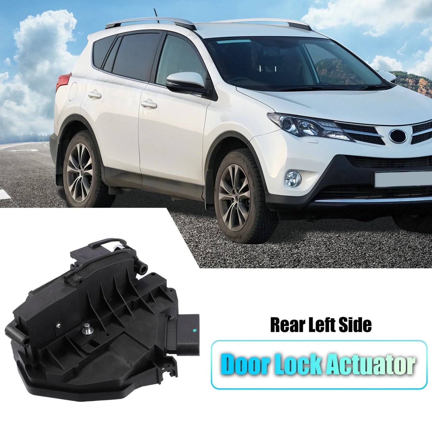 Rear Left Side Door Lock Latch Actuator Motor for Ford Edge (2015-2023)
