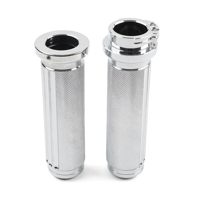 Chrome Handlebar Hand Grips for Harley Heritage Softail Dyna