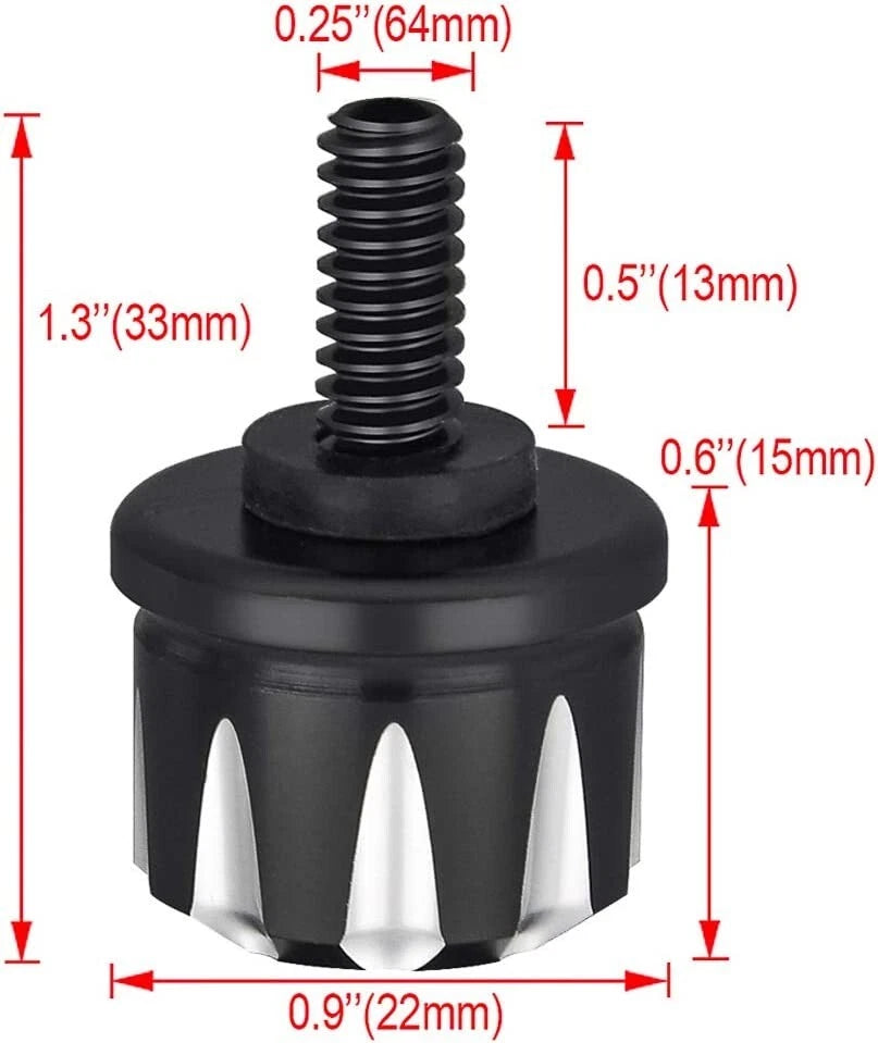 Rear Fender Bolt Tab Screw Nut for Harley Davidson (1996-2021)