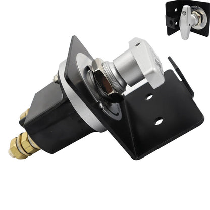 Battery Disconnect Switch with Lockout Plate for Boat, Car, RV