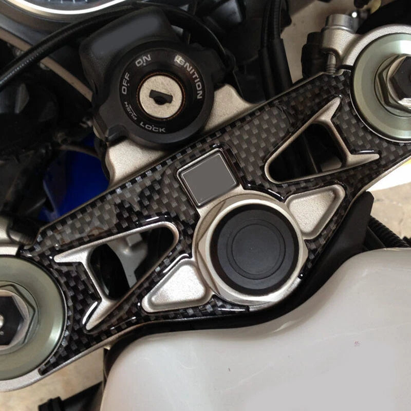 Carbon Fiber Handle Yoke Cover Sticker for Honda CBR 1000 RR Fireblade (2008-2015)