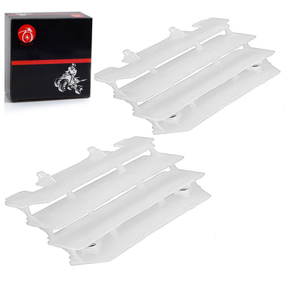Left + Right Radiator Shrouds Guard Kit for Kawasaki KX125 KX250 (1997–2005)