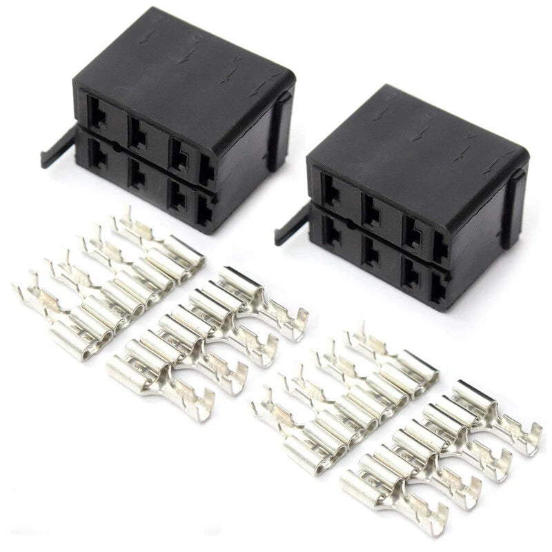 4 x Carling ARB Rocker Switch Wiring Terminal Connector Plug for Car 79-23