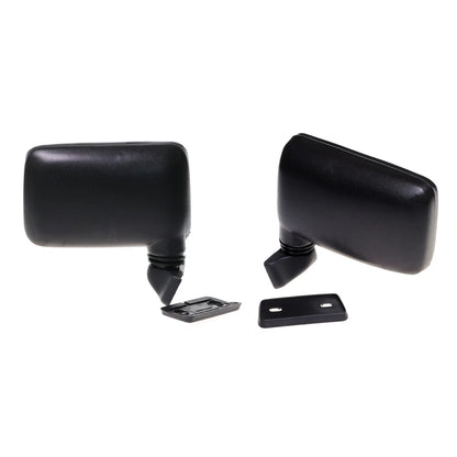 Black Door Mirror Set for isuzu Bedford KB 1972-1988