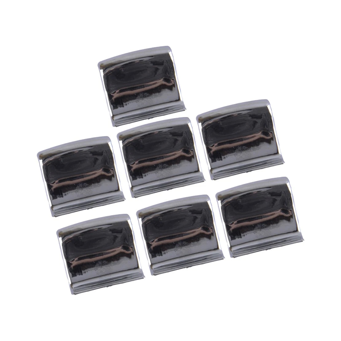 7 x ABS Silver Window Regulator Switch Button Covers for Nissan ET
