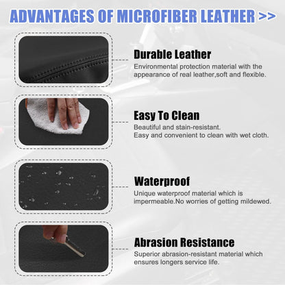 Black Armrest Protector Cover for Mazda 6 (2014-2018)