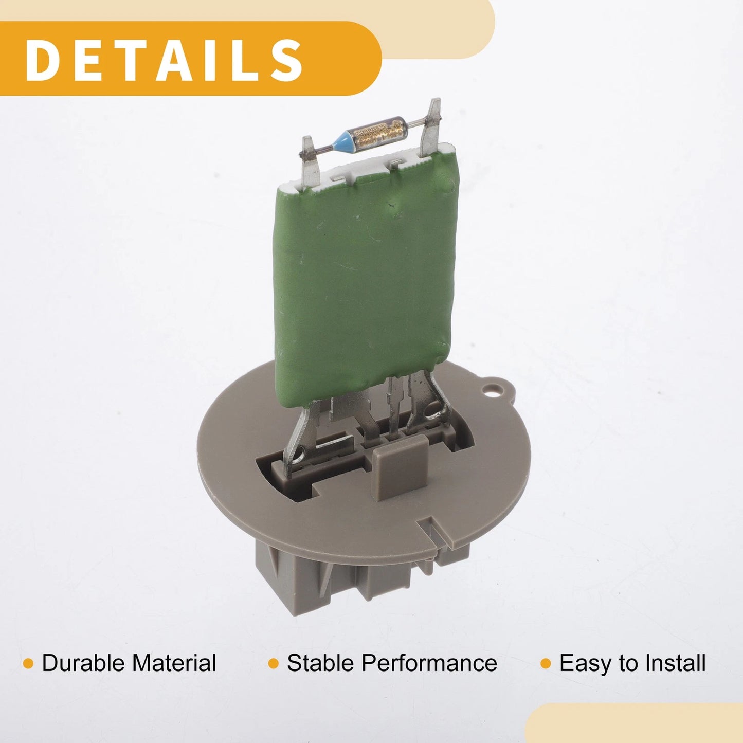 Blower Motor Resistor for HVAC - Compatible with Various Models (No.6450JN)