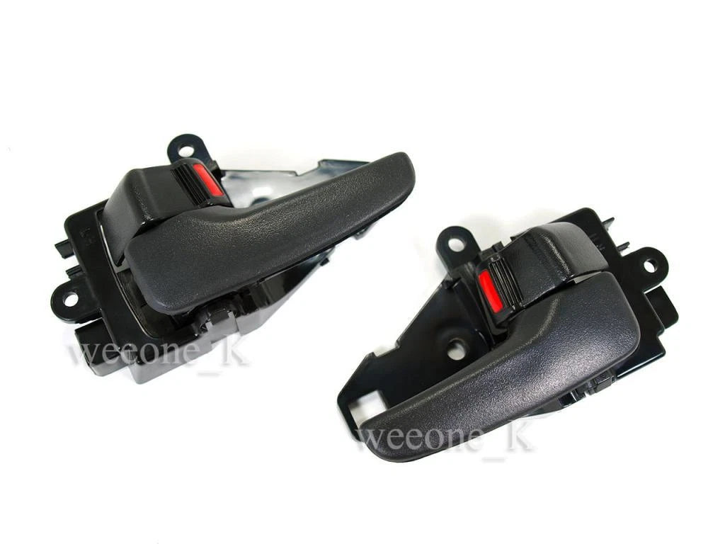 2 x Interior Door Handles Black for Mitsubishi Triton L200 (2006-2014)