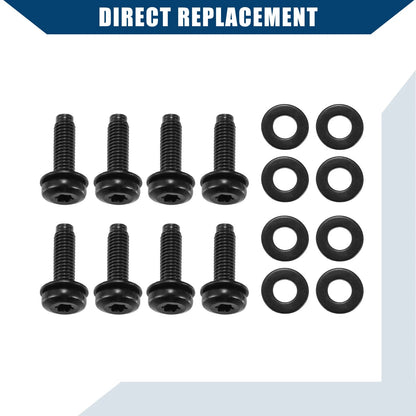 8 x Windshield Frame Screws for Jeep Wrangler JK (2007-2018)
