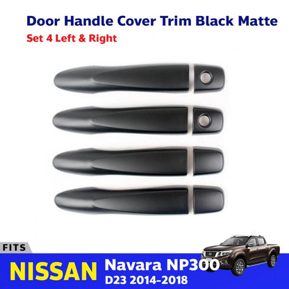 Exterior Door Handle Cover Trim Fits Nissan Navara NP300 D23 Pickup 2014-18 D05