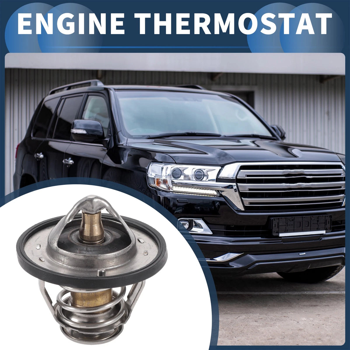 Engine Coolant Thermostat 4.5L for Toyota Land Cruiser (1993–1997)