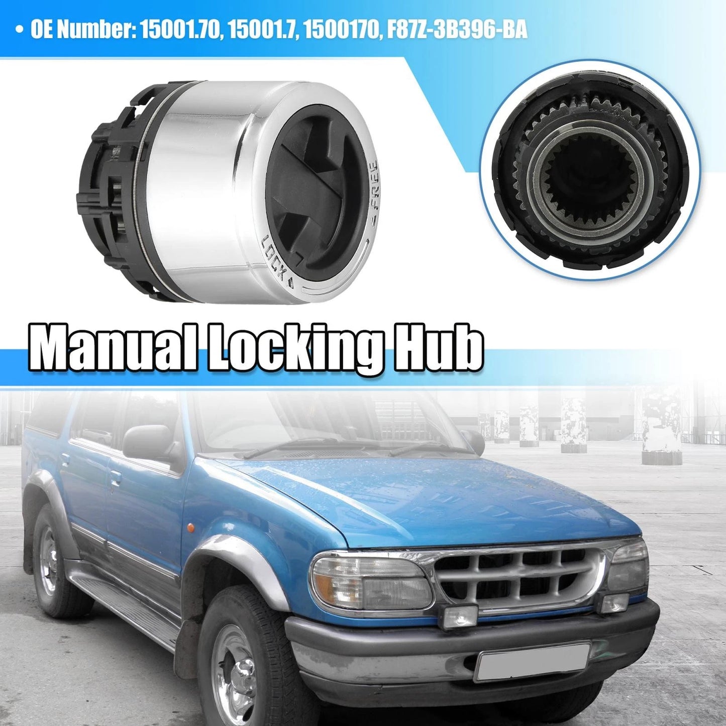 Front Wheel Locking Hub for Ford Explorer, Ranger, Mazda B Series (2001-2010)