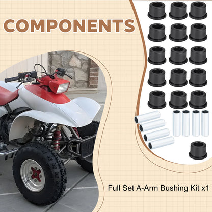 Full Set A-Arm Bushing Kit for Honda TRX400X/TRX450ER/TRX400EX/450R 1999-2014