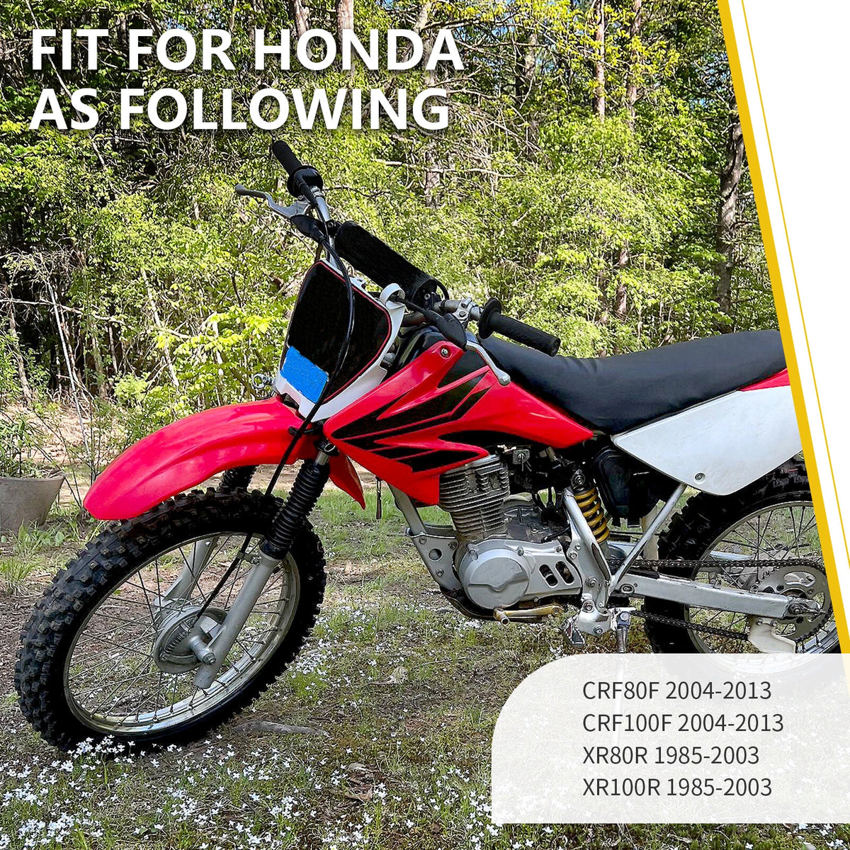 Air Box Lid Cover Cap w/ Seal for Honda CRF80F CRF100F (2004–2013)