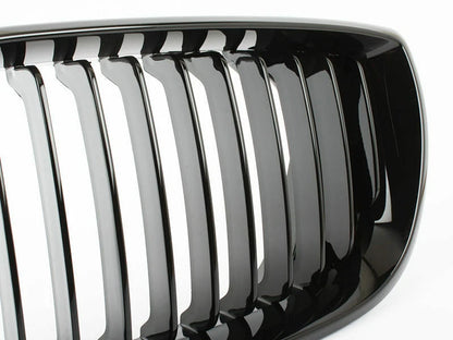 Front Bumper Grille for BMW 3-Series E46 4D Sedan (2002-2006) Glossy Black
