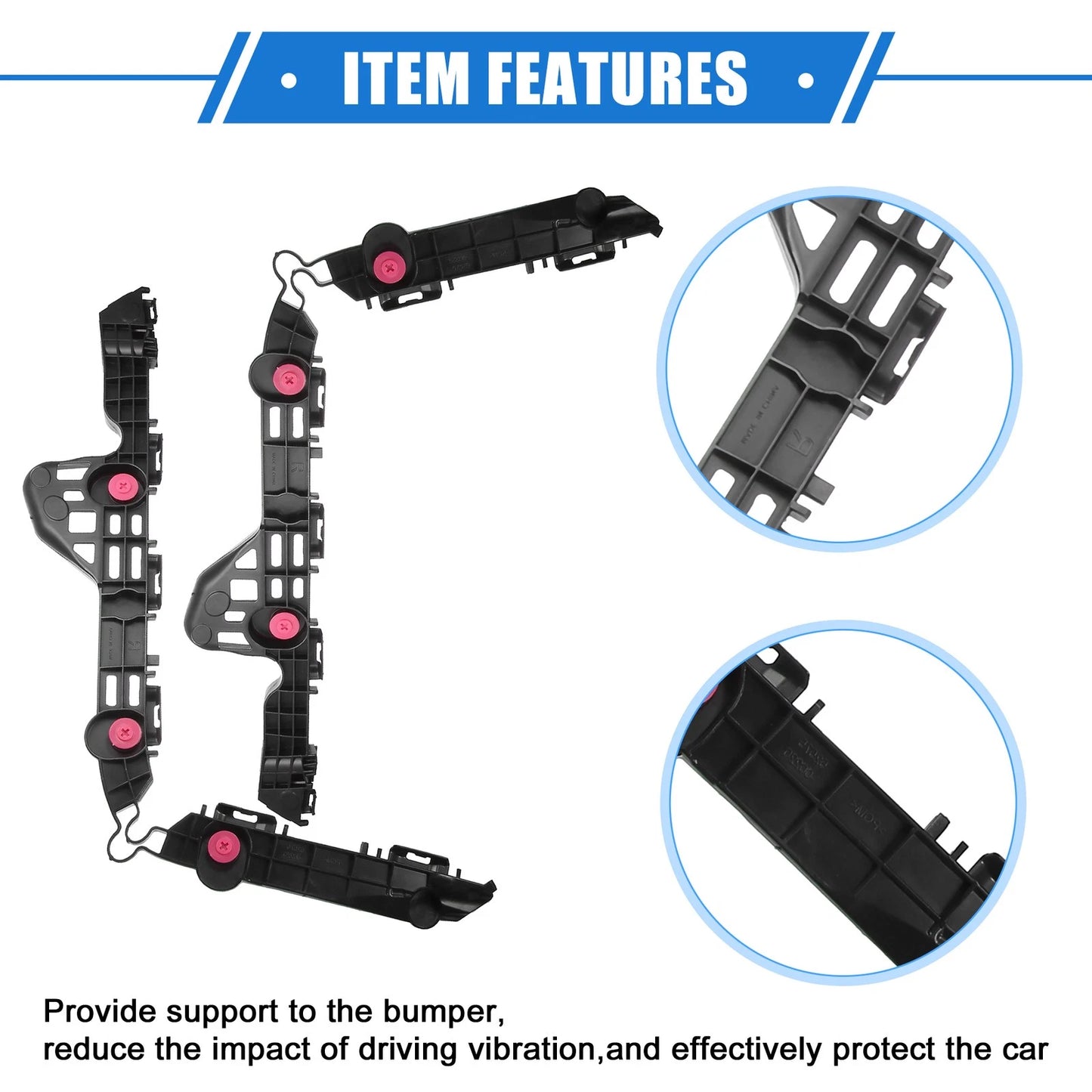 Rear Bumper Brackets for Toyota Camry (2018-2022)