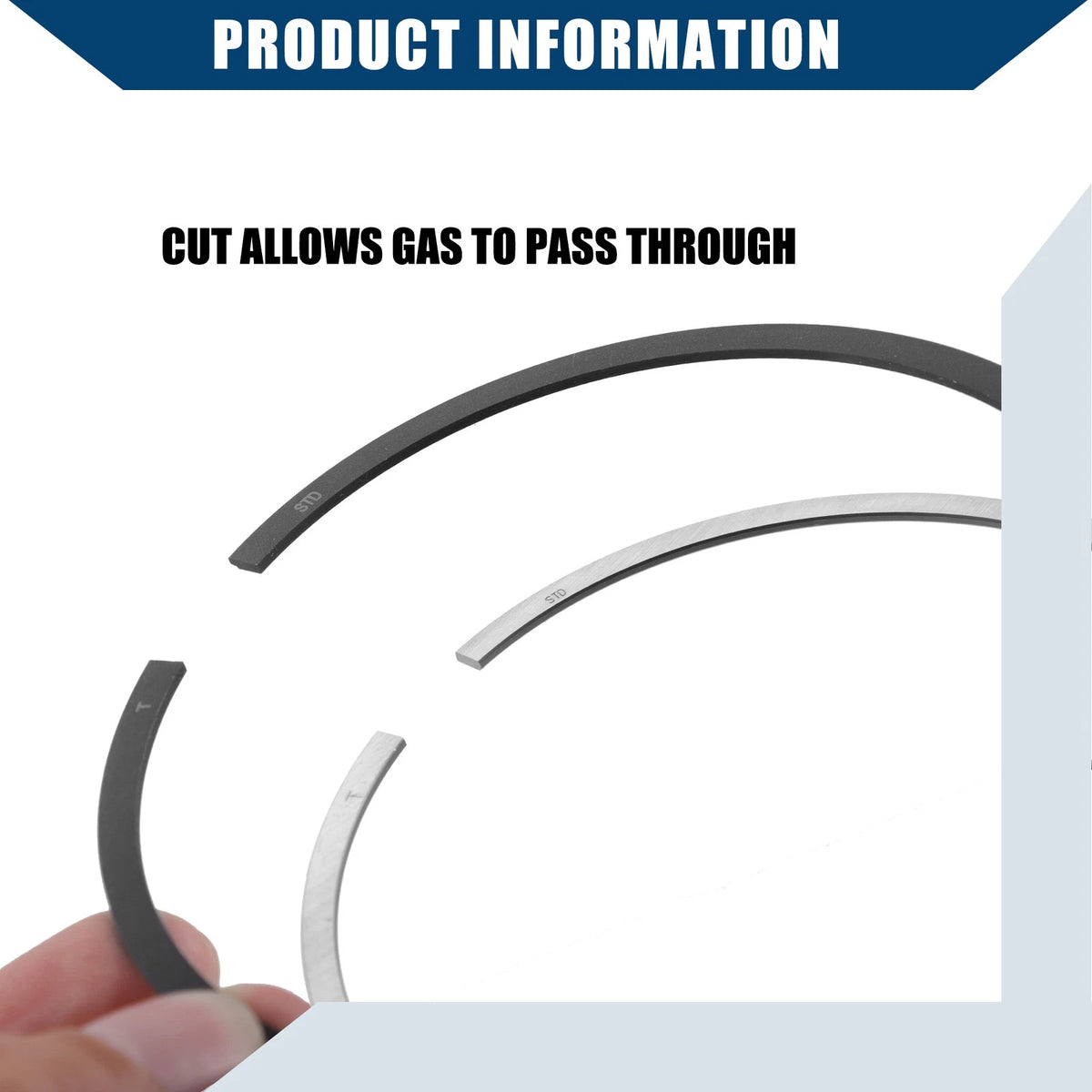 Set of Piston Rings for Hyundai Tucson 2.4L L4 (2010-2013)