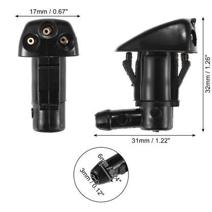 4 x Windshield Wiper Washer Nozzles for Hyundai Tucson, KIA