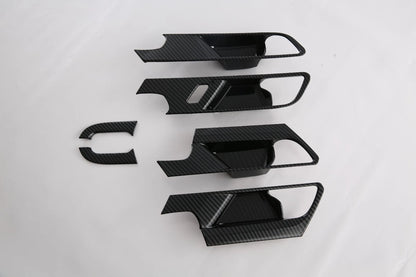 Inner Door Handle Bowl Lid Carbon Fiber Cover Trim for Mazda CX-50 (2023-2024)
