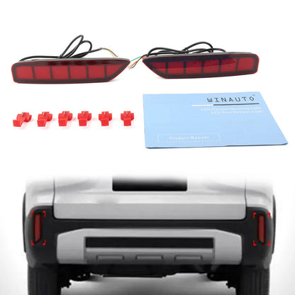 Rear Bumper Reflector Brake Fog Turn Signal Lights for Mitsubishi Xpander